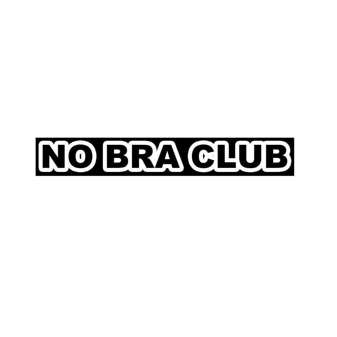 No Bra Club sticker